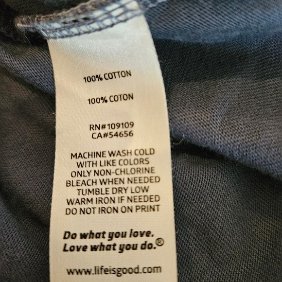 Men's "Life is Good" Bucket Lit Tee XXL - Picture 7 of 9